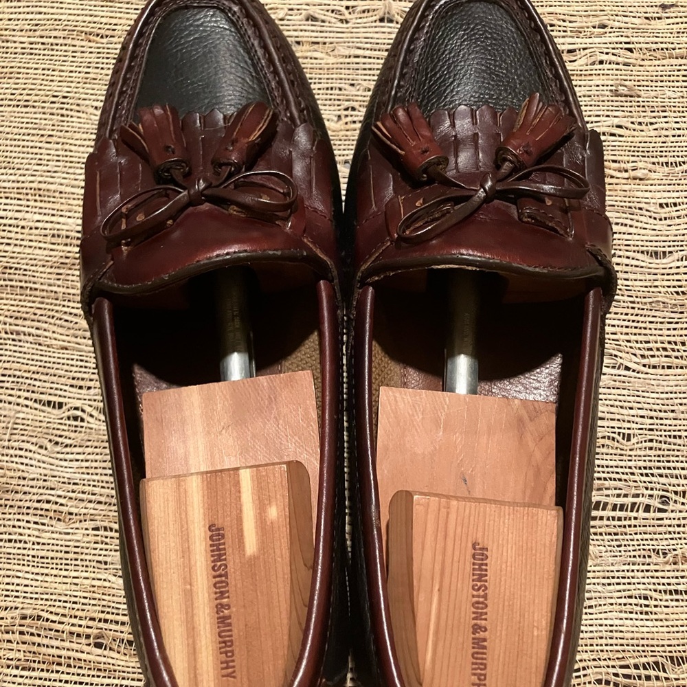 Johnston & Murphy Dark Brown Leather Loafers